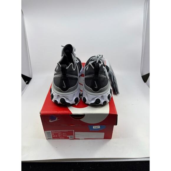 NEW Nike NFL x React Element 55 Oakland Raiders CK4803-001 Black/White Mens Sz 9